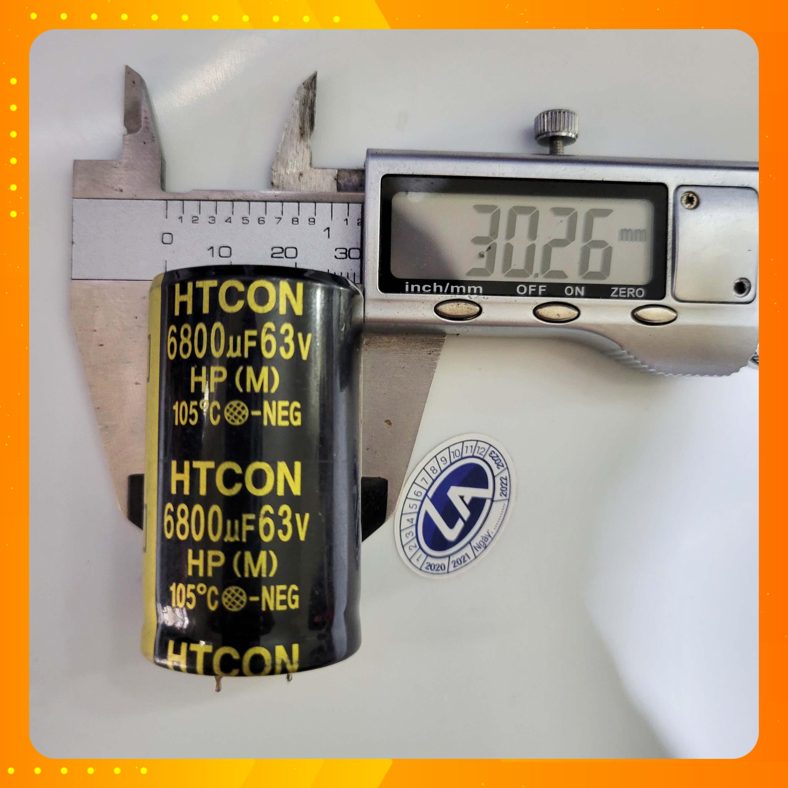 Tụ Lọc Nguồn 63v 6800uf 3cmx 5cm