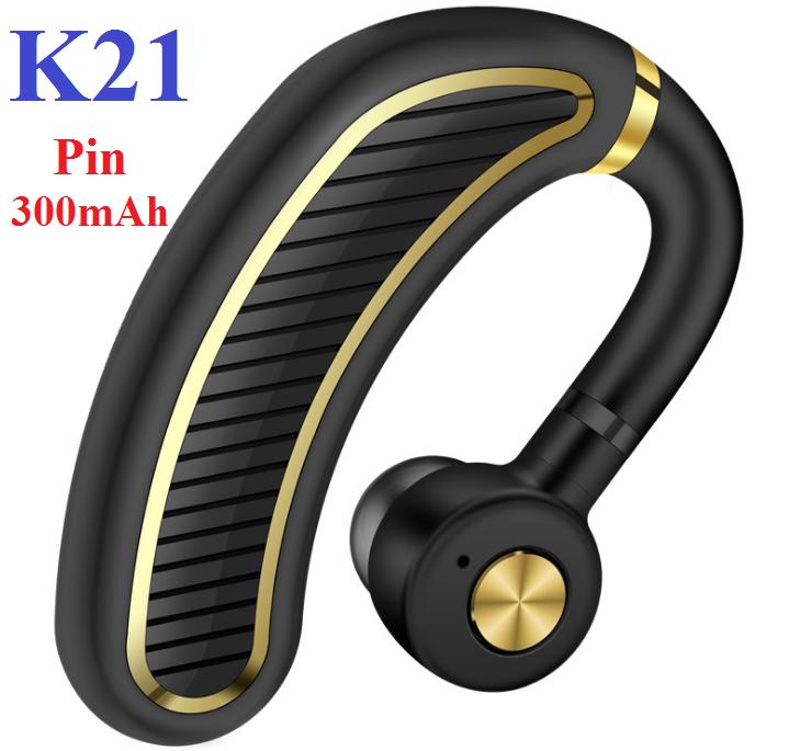 [HCM]Tai nghe bluetooth K21 cao cấp - Siêu pin 300mAh