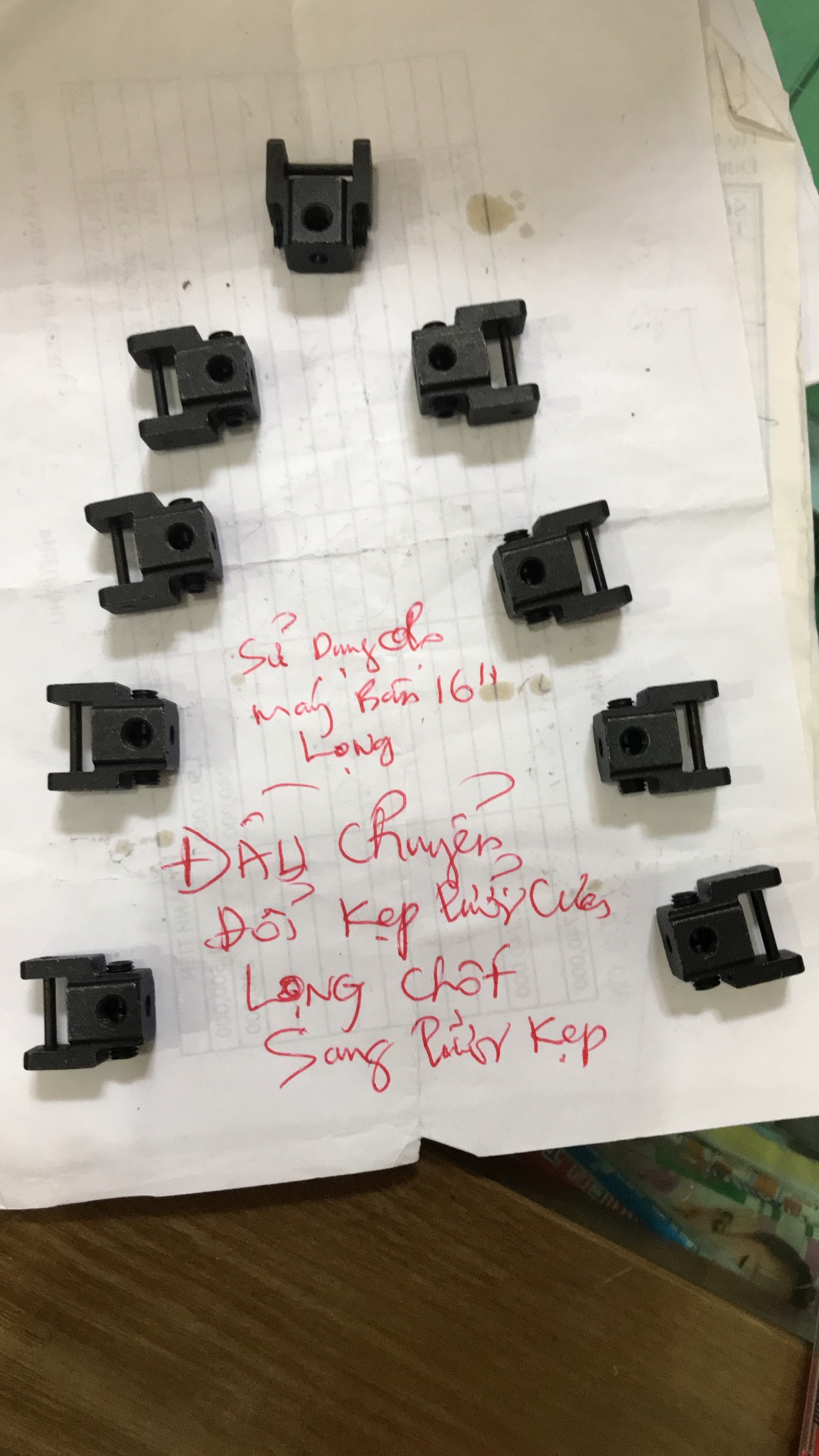 ĐẦU CHUYỂN ĐỔI KẸP LƯỠI CƯA LỌNG CHỐT SANG LƯỠI KẸP 1 bộ = 2 cái