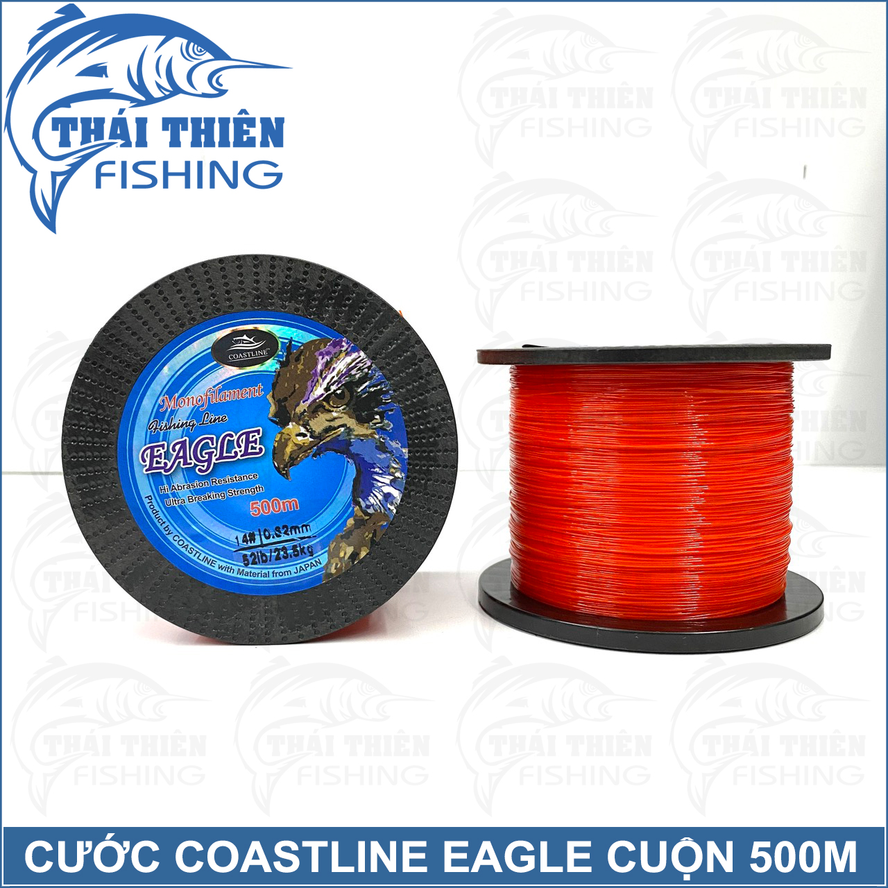 Dây câu, cước câu cá coastline eagle siêu bạo lực cuộn 500m