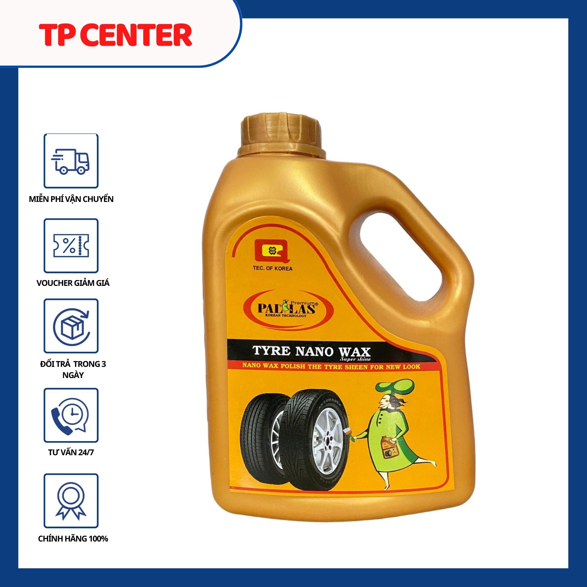 Wax đánh bóng vỏ xe hương Hali-1.5l