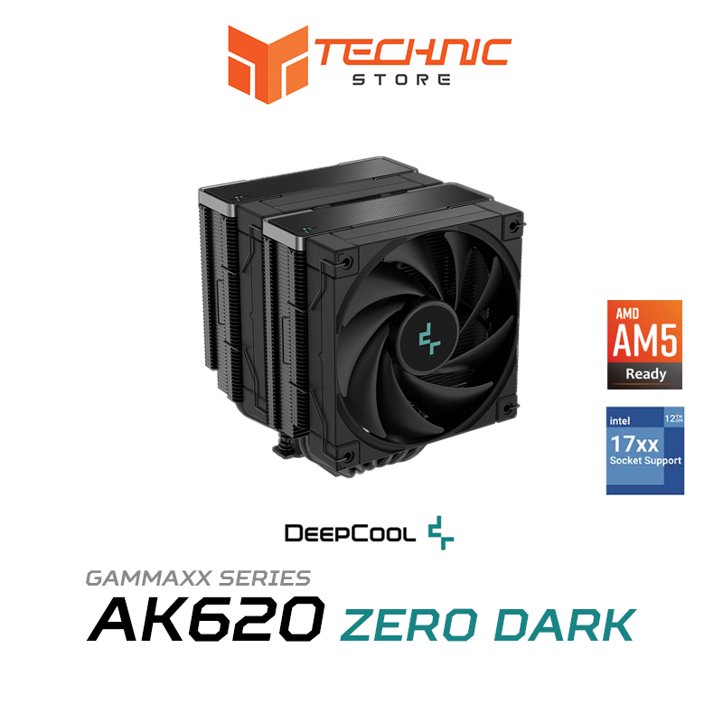 Tản nhiệt CPU Deepcool AK620 ZERO DARK