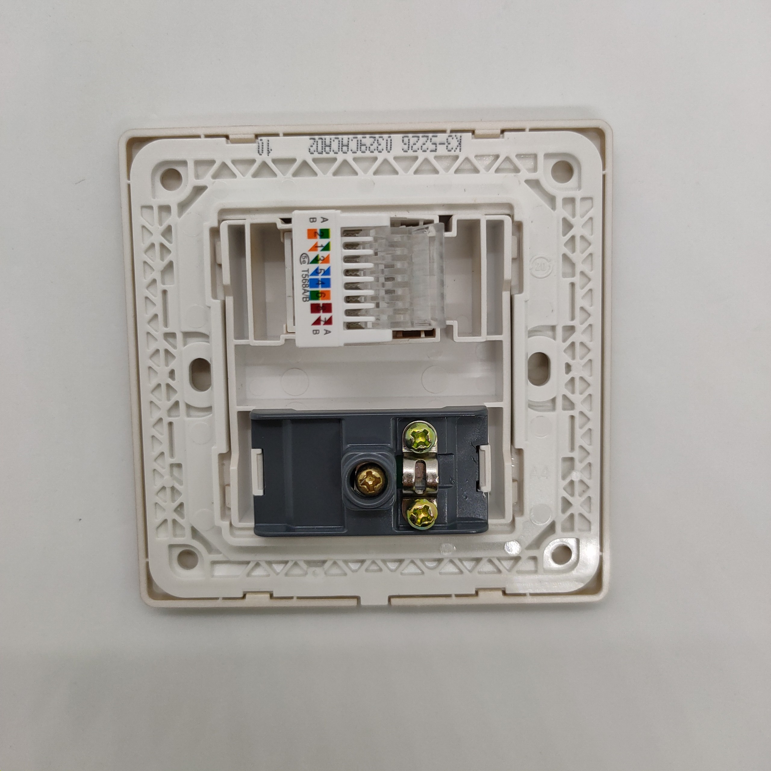 Ổ cắm TV + ổ cắm mạng Gelan