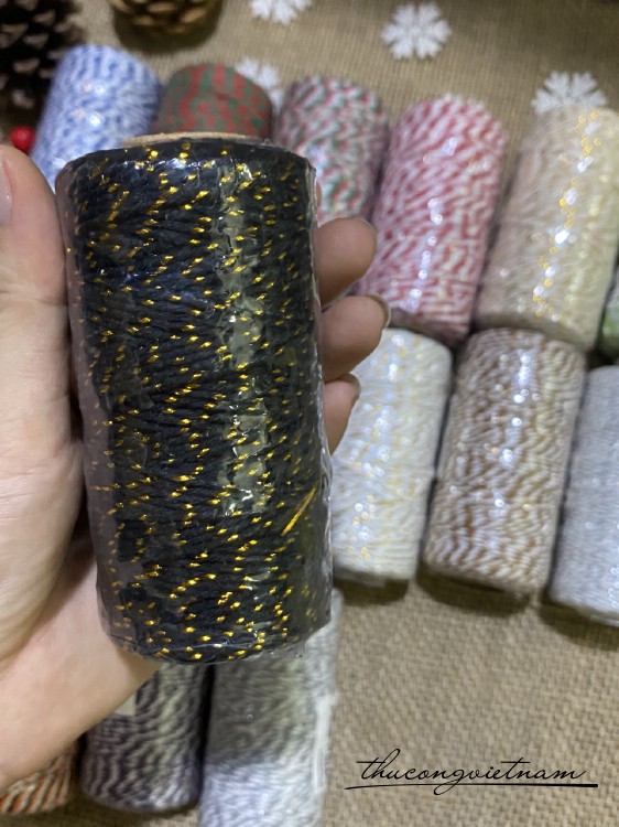 Cuộn dây chỉ Cotton 100m