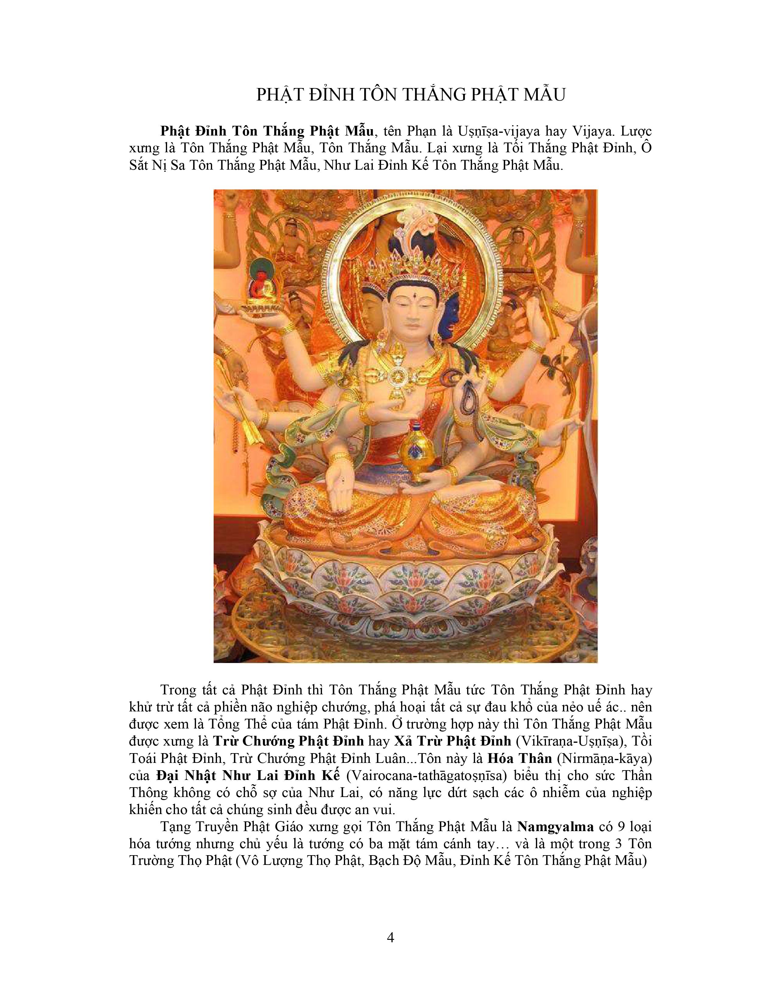 Sách Phật Đảnh Tôn Thắng Đà La Ni