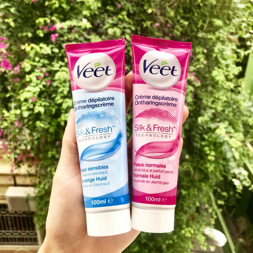 Kem Tẩy Lông Veet Silk & Fresh Technology Pháp - 100ml