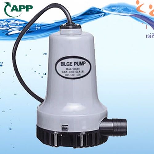 Máy bơm thả chìm sử dụng điện bình DC 12v và 24v APP