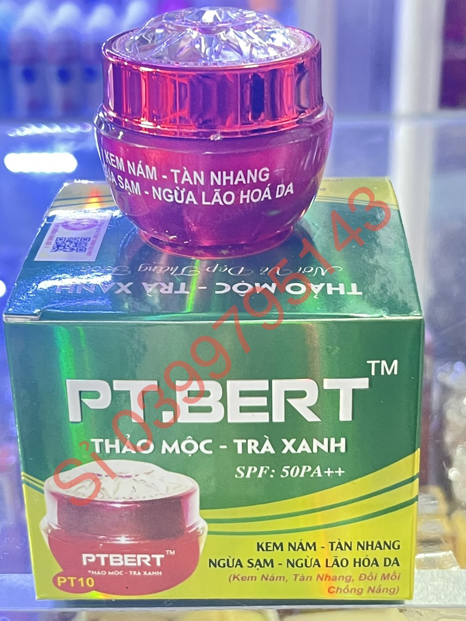 Kem mụn thâm, nám tàn nhang, trắng da thảo mộc trà xanh