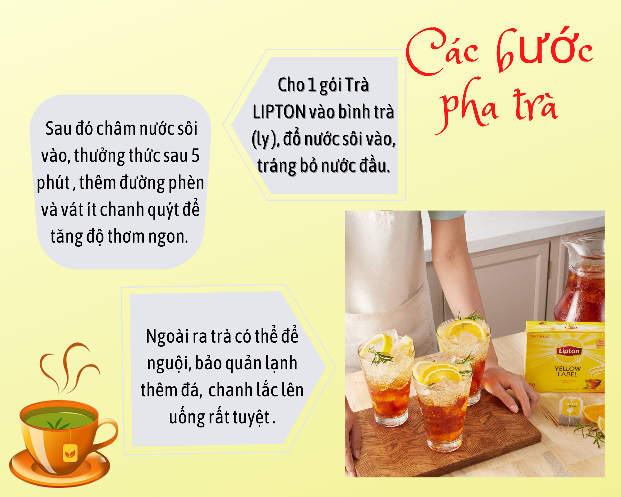 Trà lipton thảo mộc cam thảo xí muội (SET 20 gói)