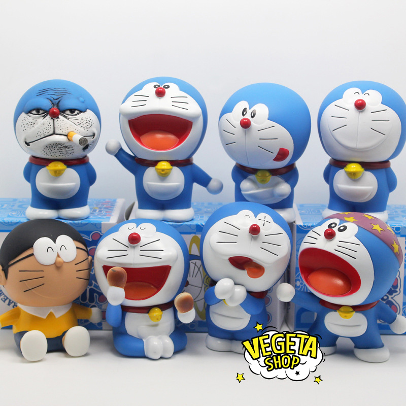 Đồ chơi mô hình Doraemon Stand By Me - Mèo ú Doremon cánh cửa thần kỳ bánh  rán Nobi Nobita đa sắc thái trang trí 