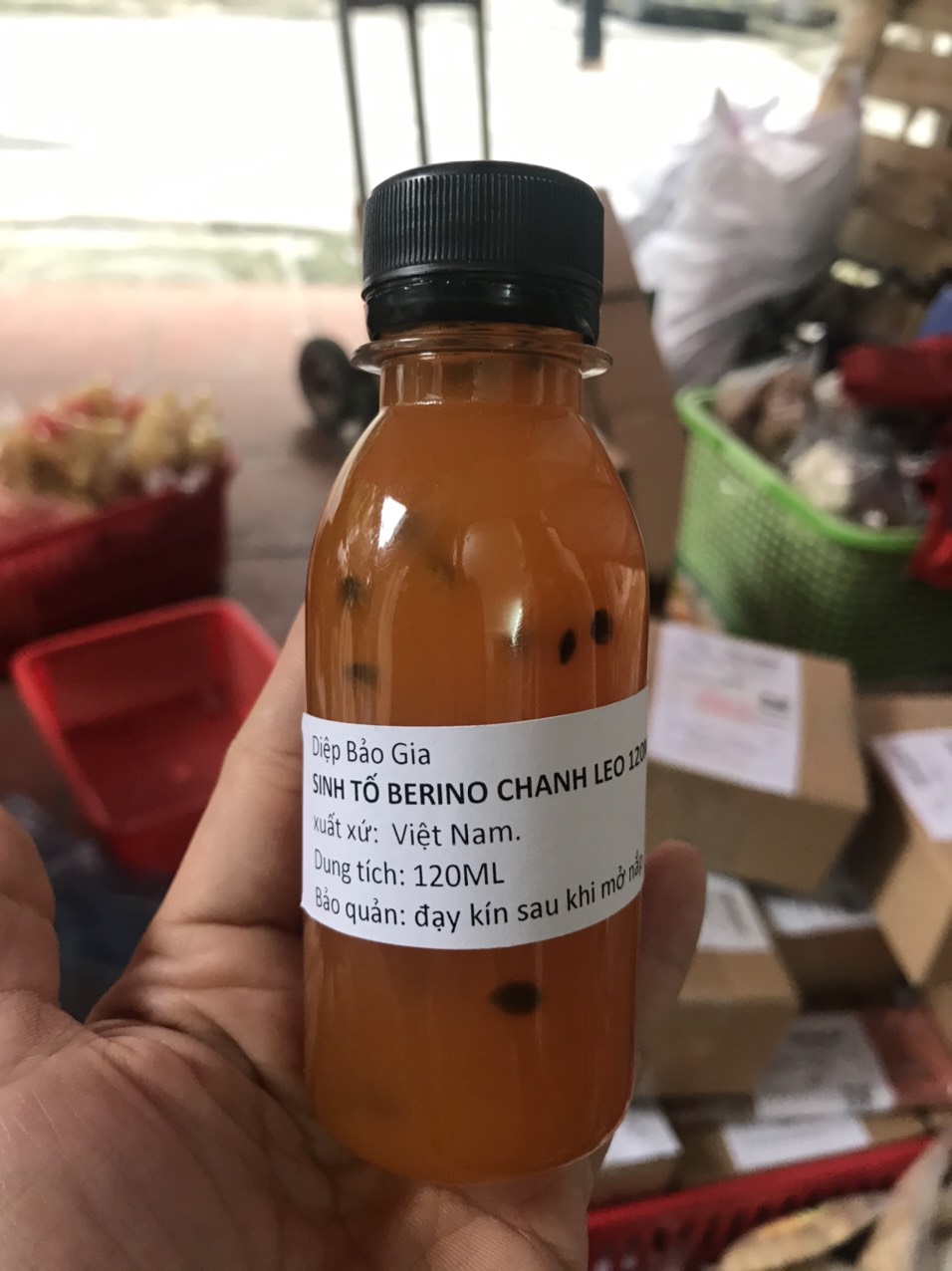 Sinh tố chanh leo Berino 120ml