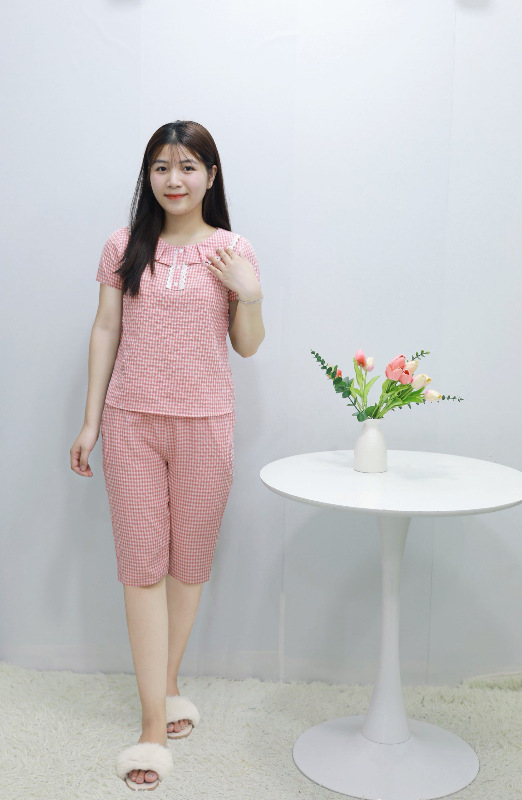 (Bunnysky) ĐỒ BỘ MẶC NHÀ MẪU LỬNG KẺ THÔ HÀN MỀM MÁT DỄ MẶC