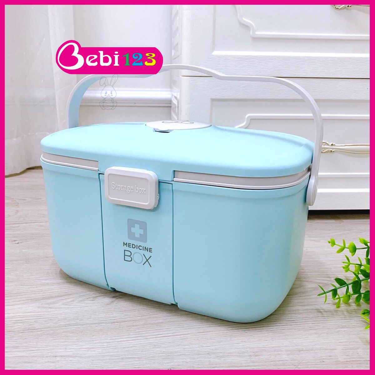 Hộp đựng thuốc Honper, đựng đồ dùng y tế, gạc rơ lưỡi, vật dụng cho bé và gia đình