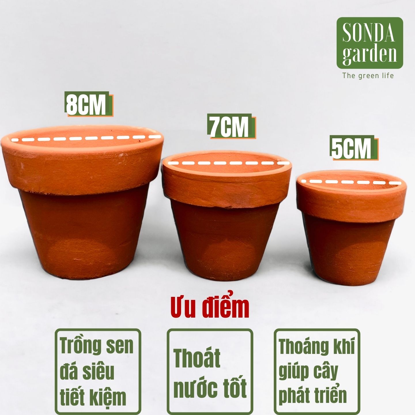 CHẬU ĐẤT NUNG NÂU SIÊU ĐẸP LỖI 1 ĐỔI 1