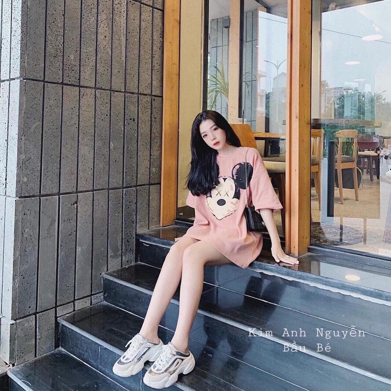[HCM]ÁO THUN NỮ MICKY FORM RỘNG