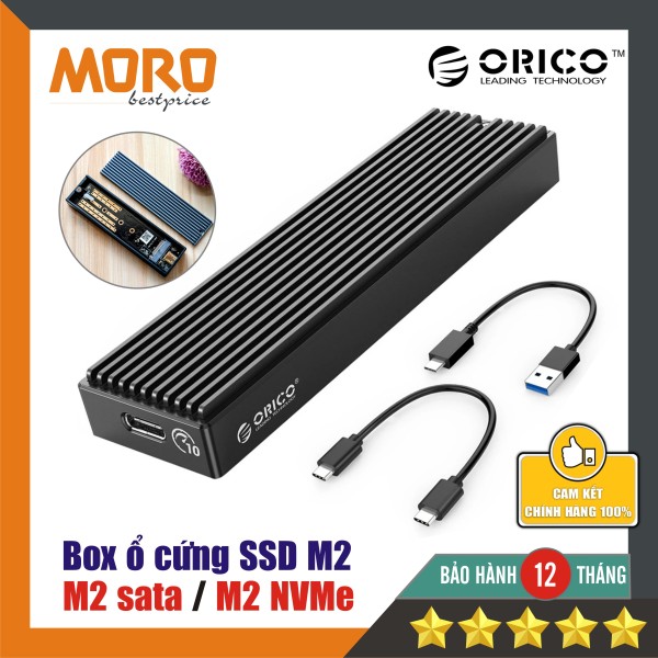 Bảng giá Box ổ cứng SSD M2 Orico - M2 NGFF/ M2 NVMe  - 10Gbps - chính hãng bảo hành 12 tháng!! Phong Vũ