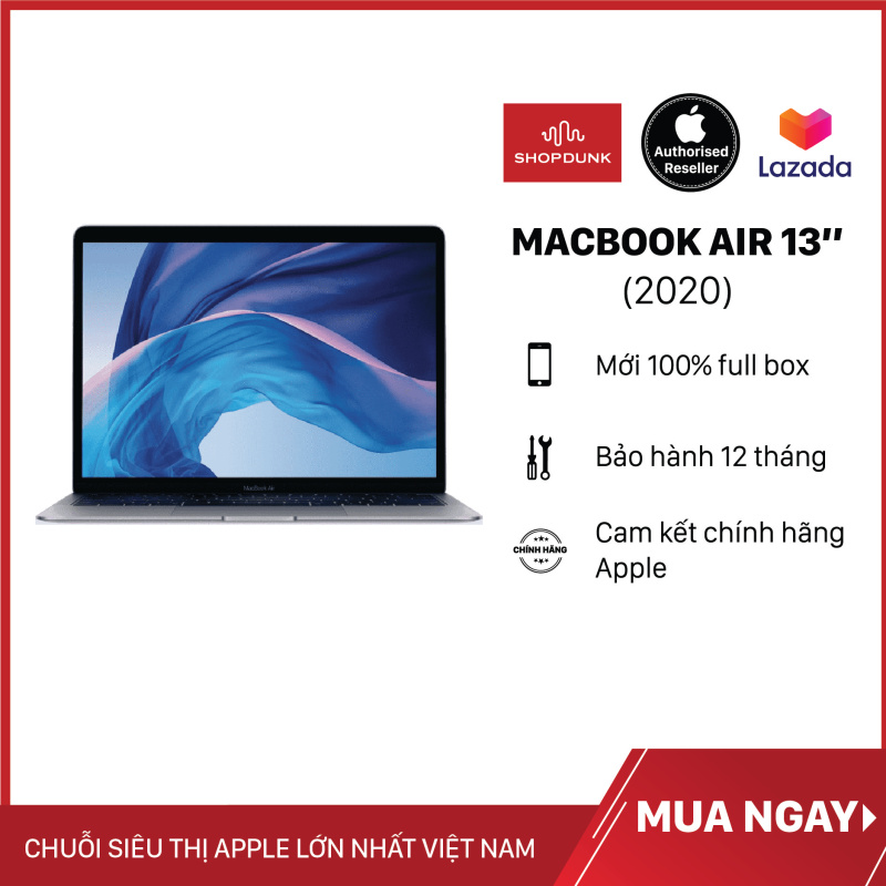 Bảng giá Laptop Apple Macbook Air 13 2020 core i3 8GB/256 - Hàng Chính Hãng Phong Vũ