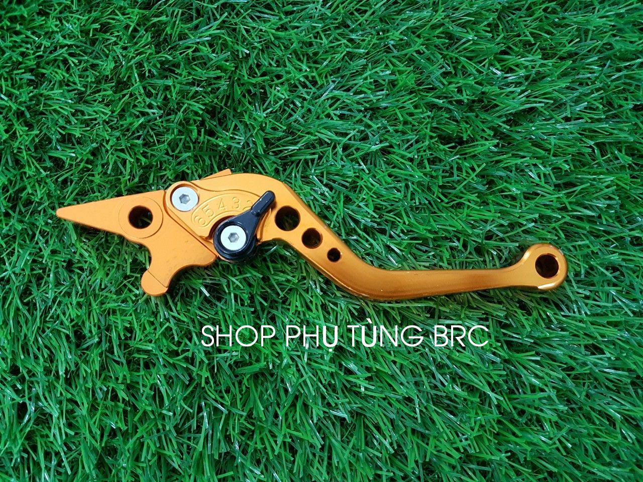 Tay thắng kiểu nhôm màu xe số bánh đĩa chỉnh 6 cấp