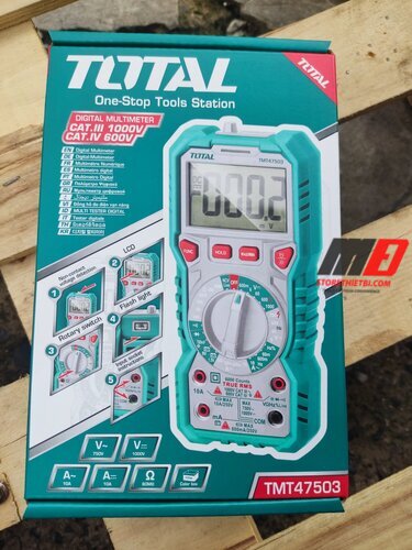 [HCM]Đồng hồ đo điện vạn năng 600A Total TMT47503