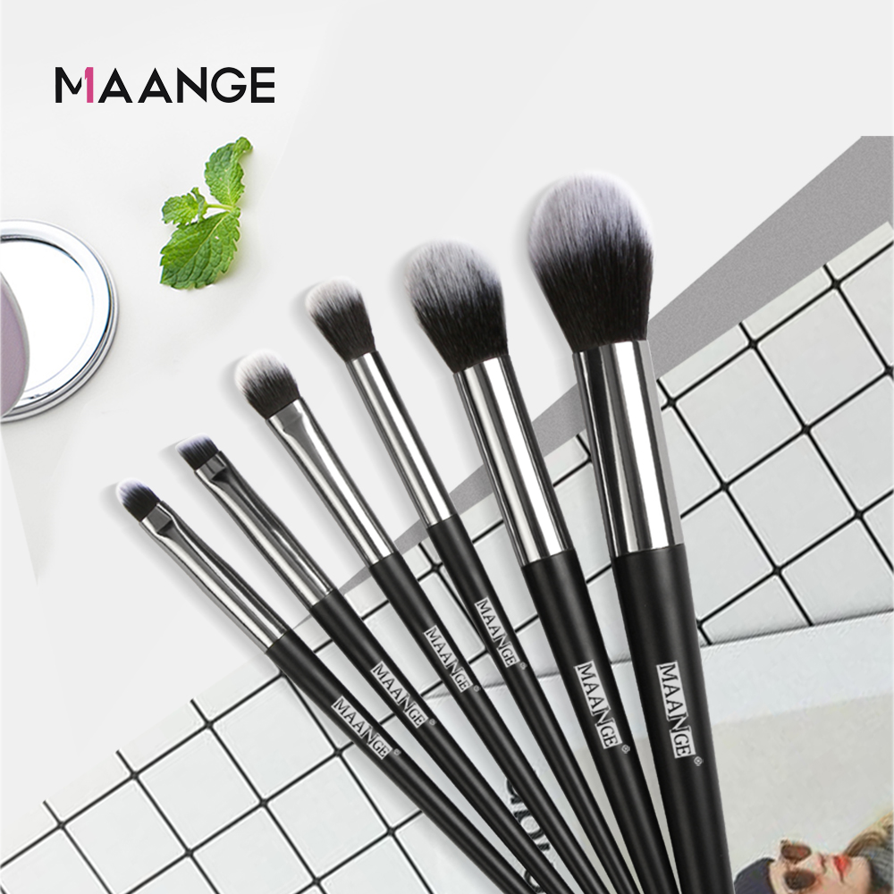 Bộ Cọ Trang Điểm 6 cây MAANGE Dùng Đánh Phấn Mắt / Phấn Phủ