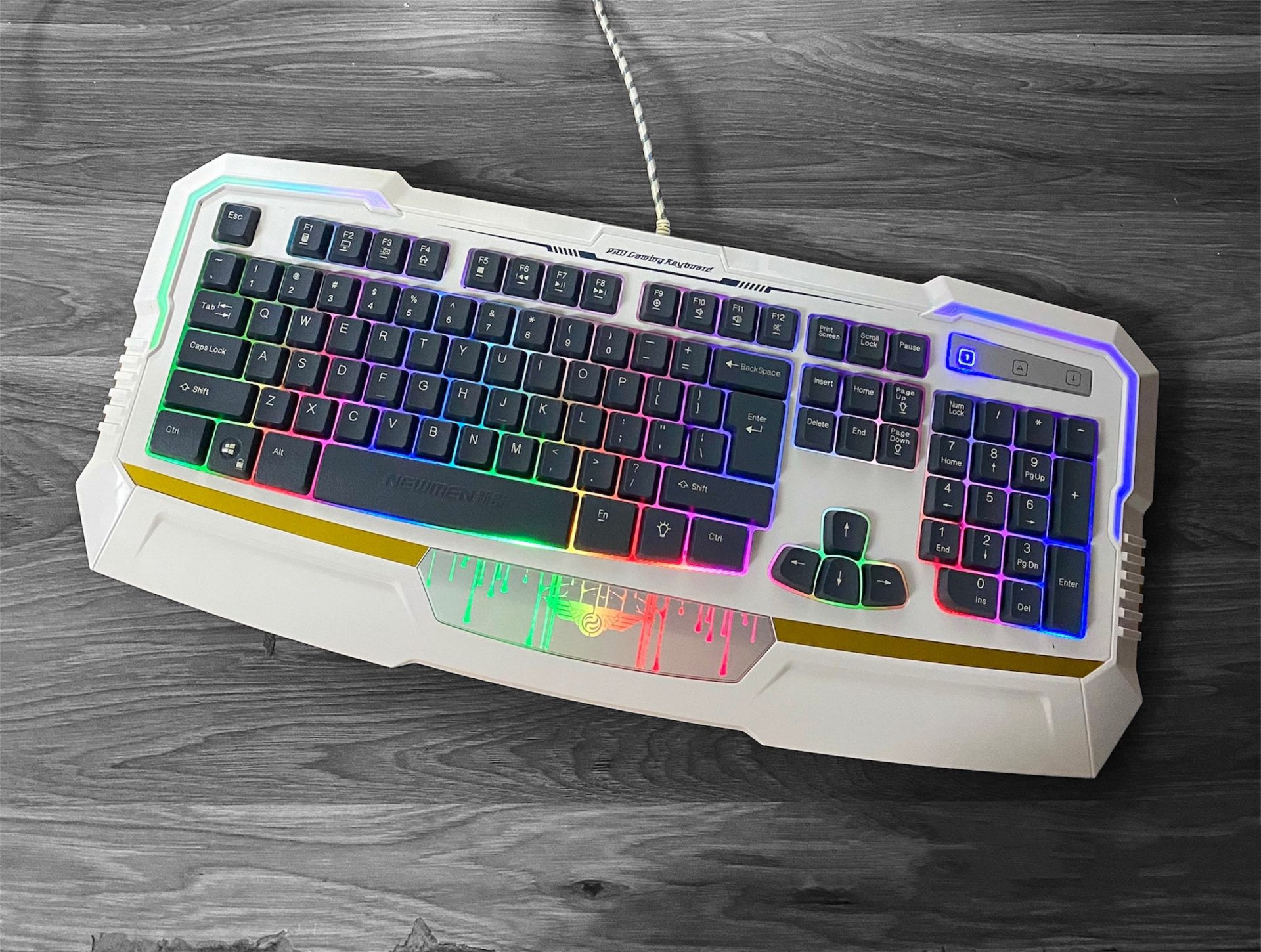 Gaming Keyboard Newmen KB813 ( White Gray )