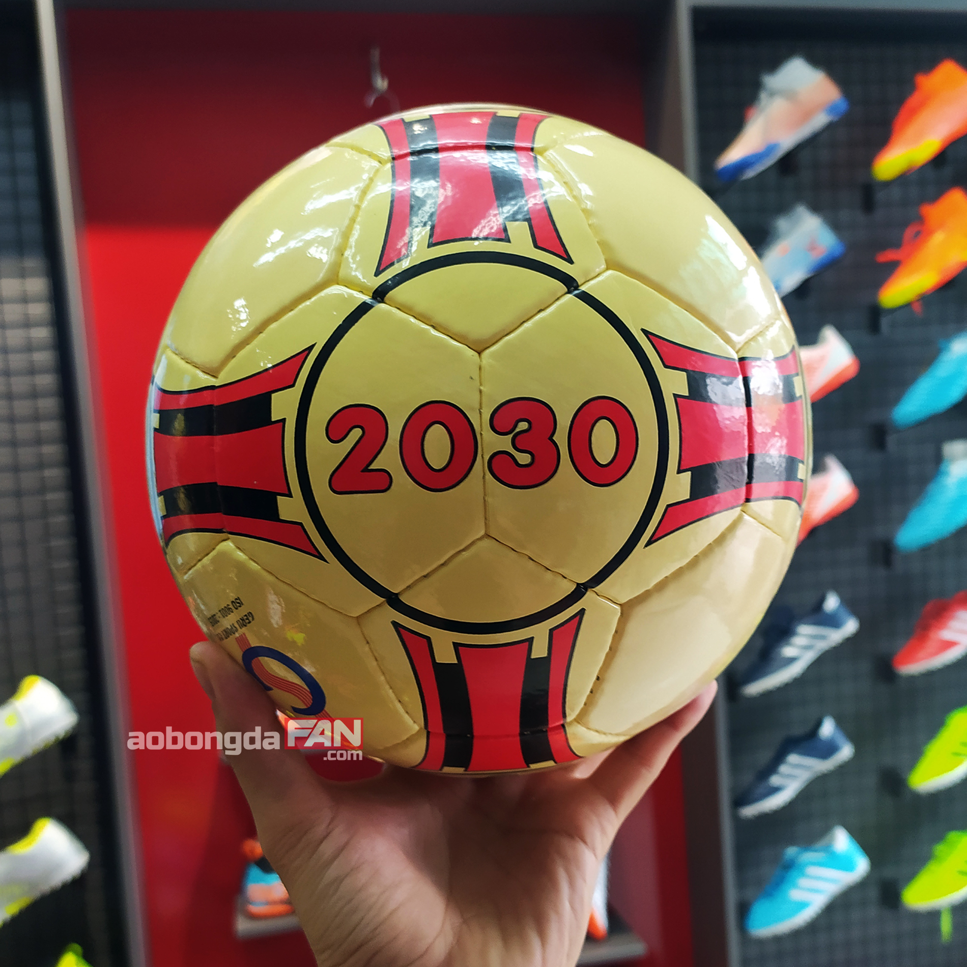 Quả Bóng đá Geru Star Futsal 2030 (Vàng-Xanh) Size Số 4