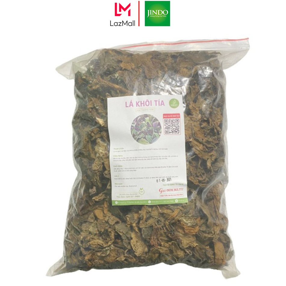 Lá khôi tía khô thượng hạng JINDO 1kg chuyên về dạ dày