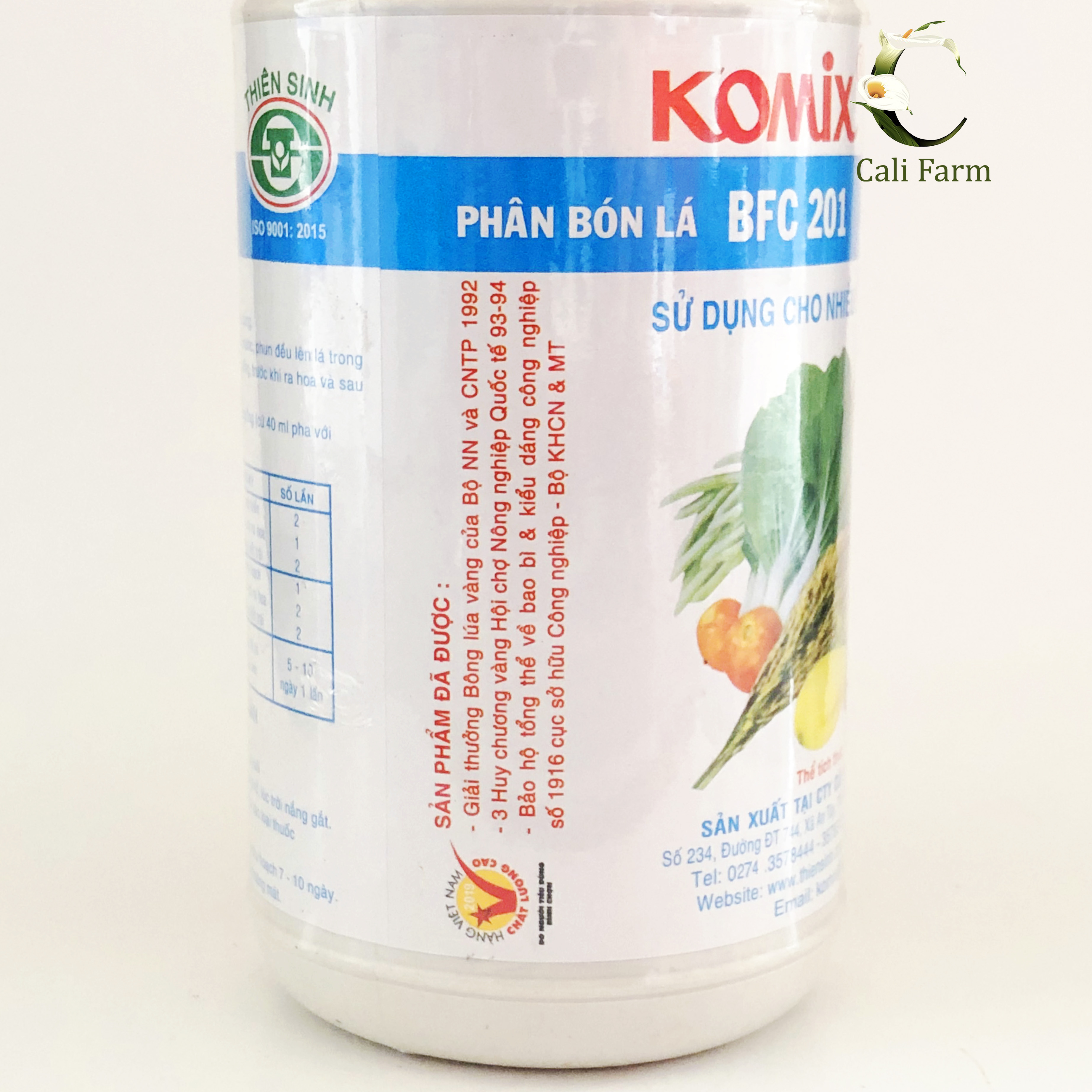 Phân hữu cơ Komix 1 Lít