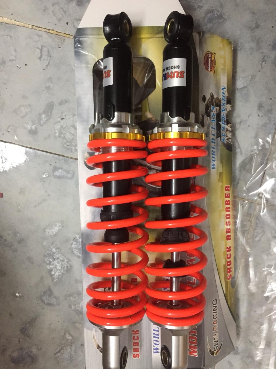 Phuộc sau hiệu Sum Racing cho xe Dream, Wave, Sirius, Cup - 1 cặp - phuộc xe máy