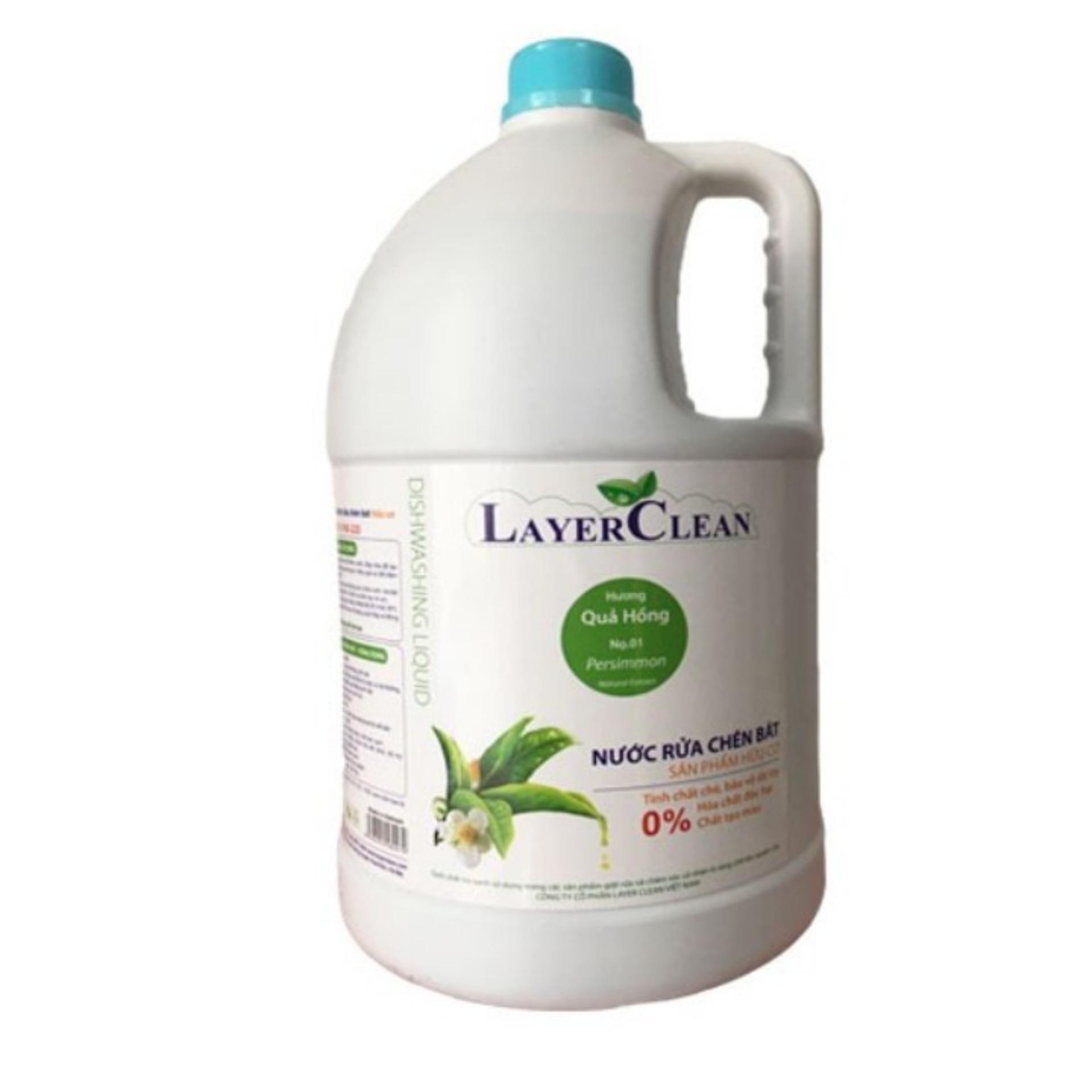 Nước rửa chén hữu cơ an toàn Layer Clean 5L