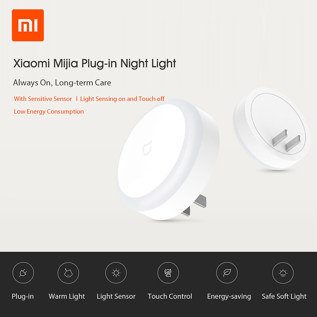Đèn ngủ cảm biến Mijia MJYD04YL 2019