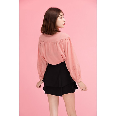 [Mã FASHIONXANH264 giảm 10k đơn 50K] Chân váy tiểu thư dáng ngắn- hai tầng