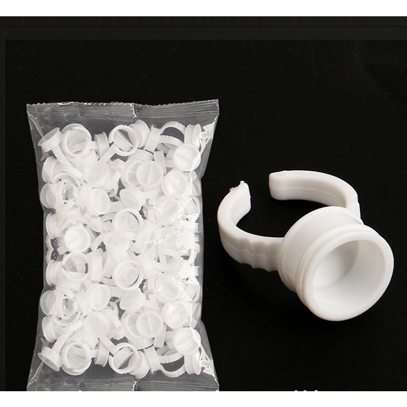100 Chum Nhẫn Đựng Mực Phun Xăm