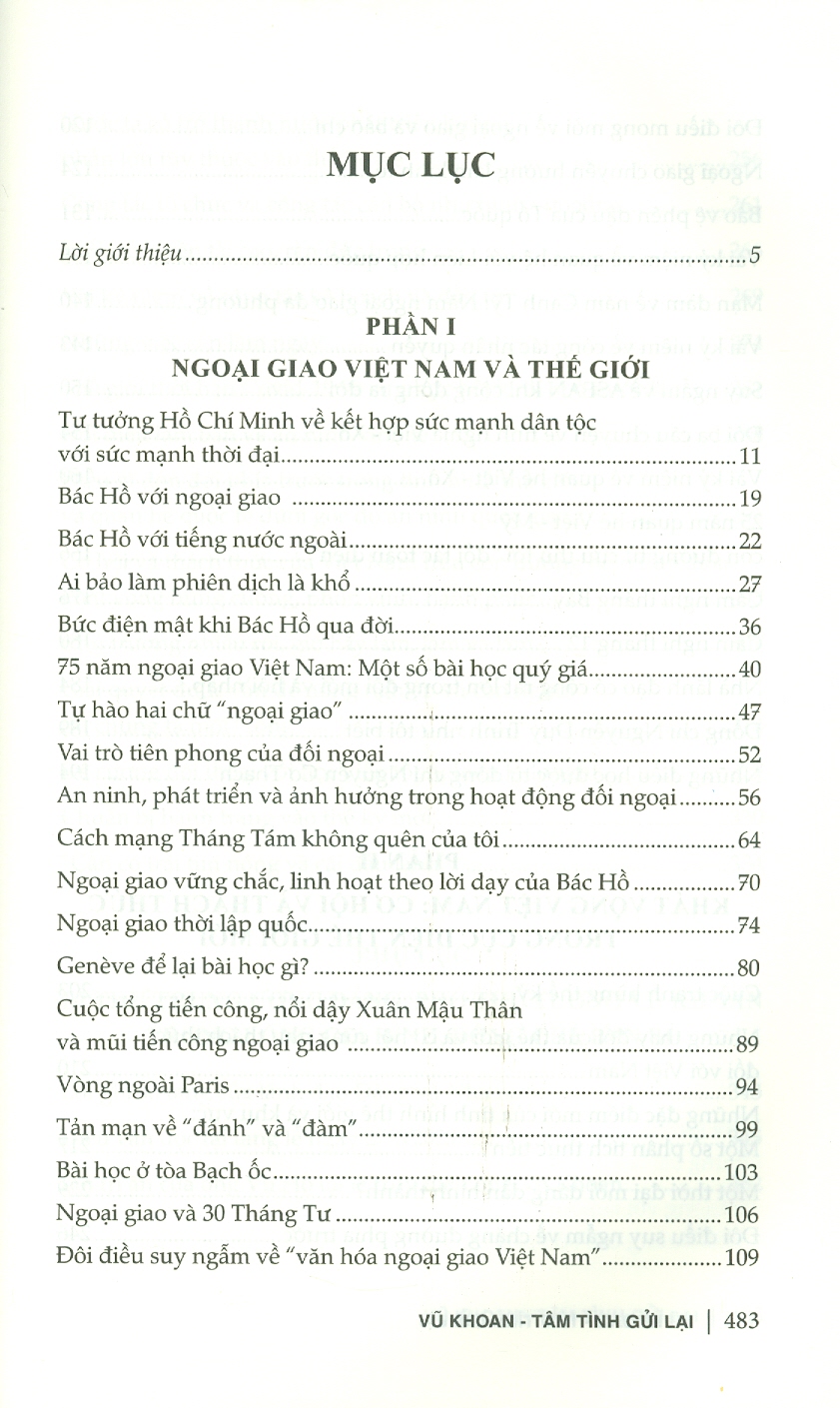 Vũ Khoan - Tâm Tình Gửi Lại