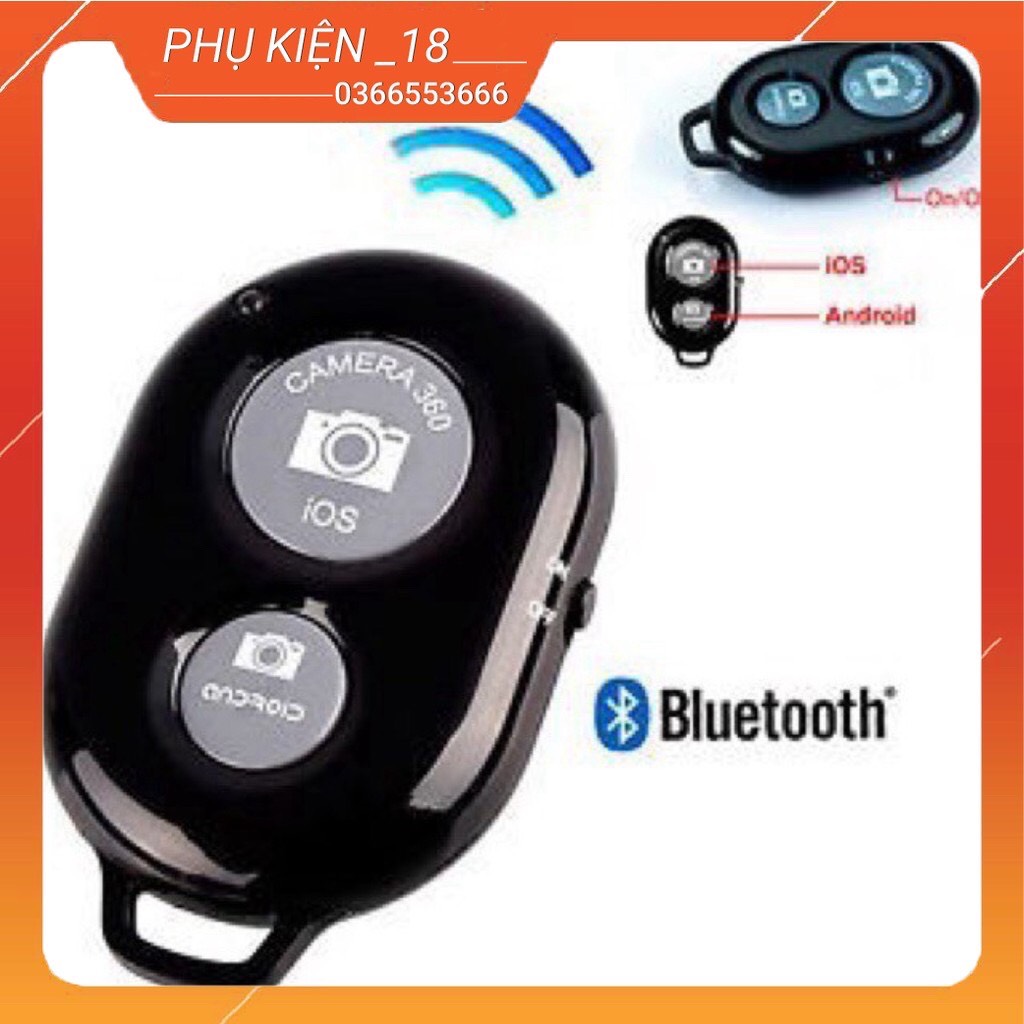 Remote Bluetooth Điều Khiển Từ Xa Chụp Ảnh Tự Động Cho điện thoại và máy