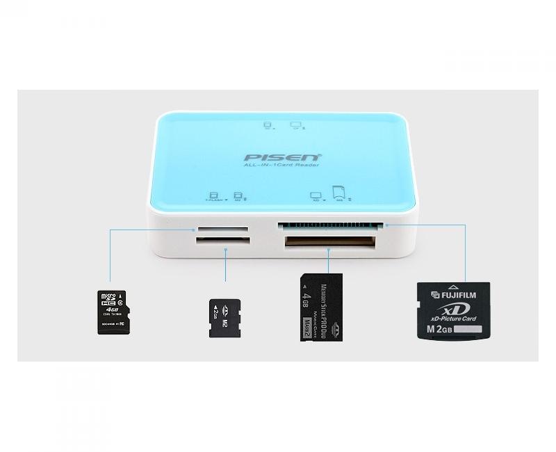 [HCM]ĐẦU ĐỌC THẺ ĐA NĂNG 2.0 PISEN 6 IN 1