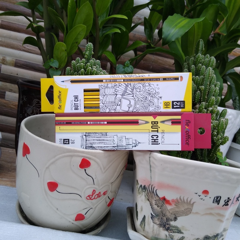 10 Bút chì gỗ 2B- FO-GP04 VÀ FO -GP 07 [VPP Trí Đức ]