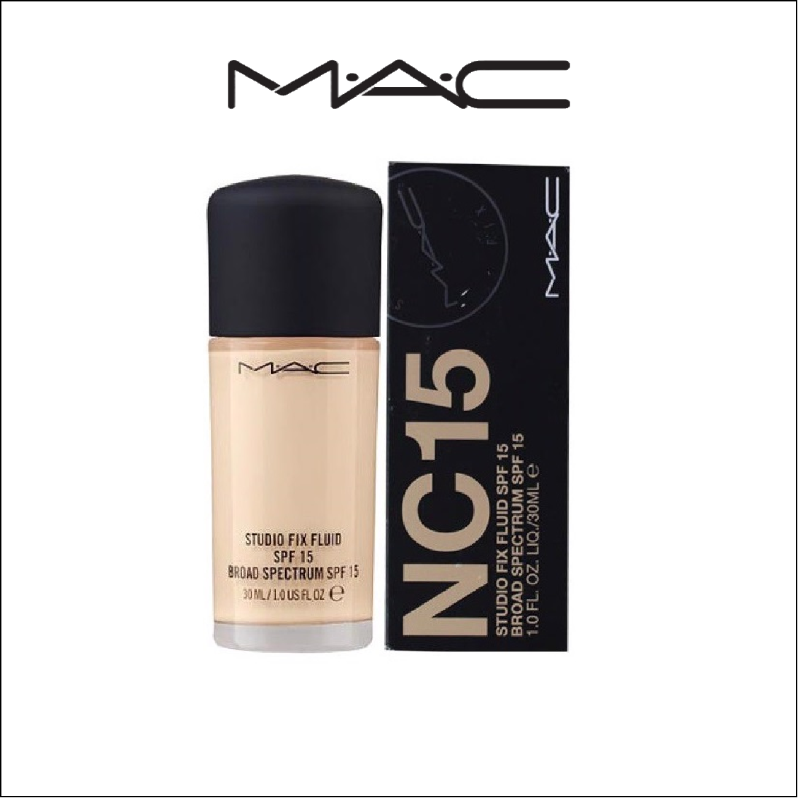 Kem nền MAC STUDIO FIX FLUID SPF 15 FOUNDATION 30ml NC15/NC20
