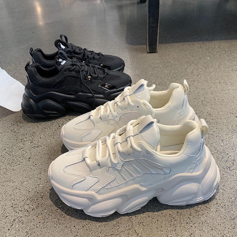 (VIDEO) Giày thể thao nữ đế banh mì Bự 2 Màu Hotrend Cực Hot 2021