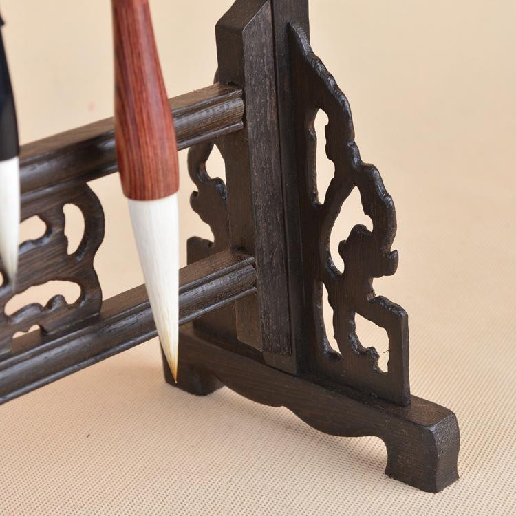 GIÁ Gỗ Treo Bút Lông Thư Pháp - Loại 12 cột