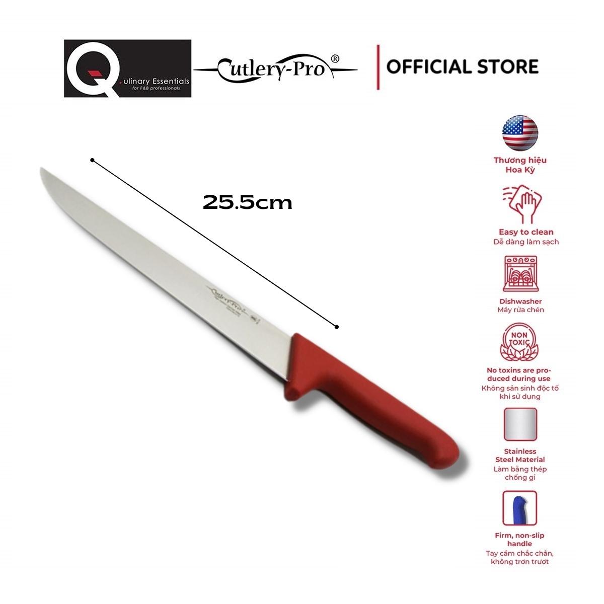 Dao Thái Thịt Cutlery-Pro Lưỡi Thẳng 255Mm