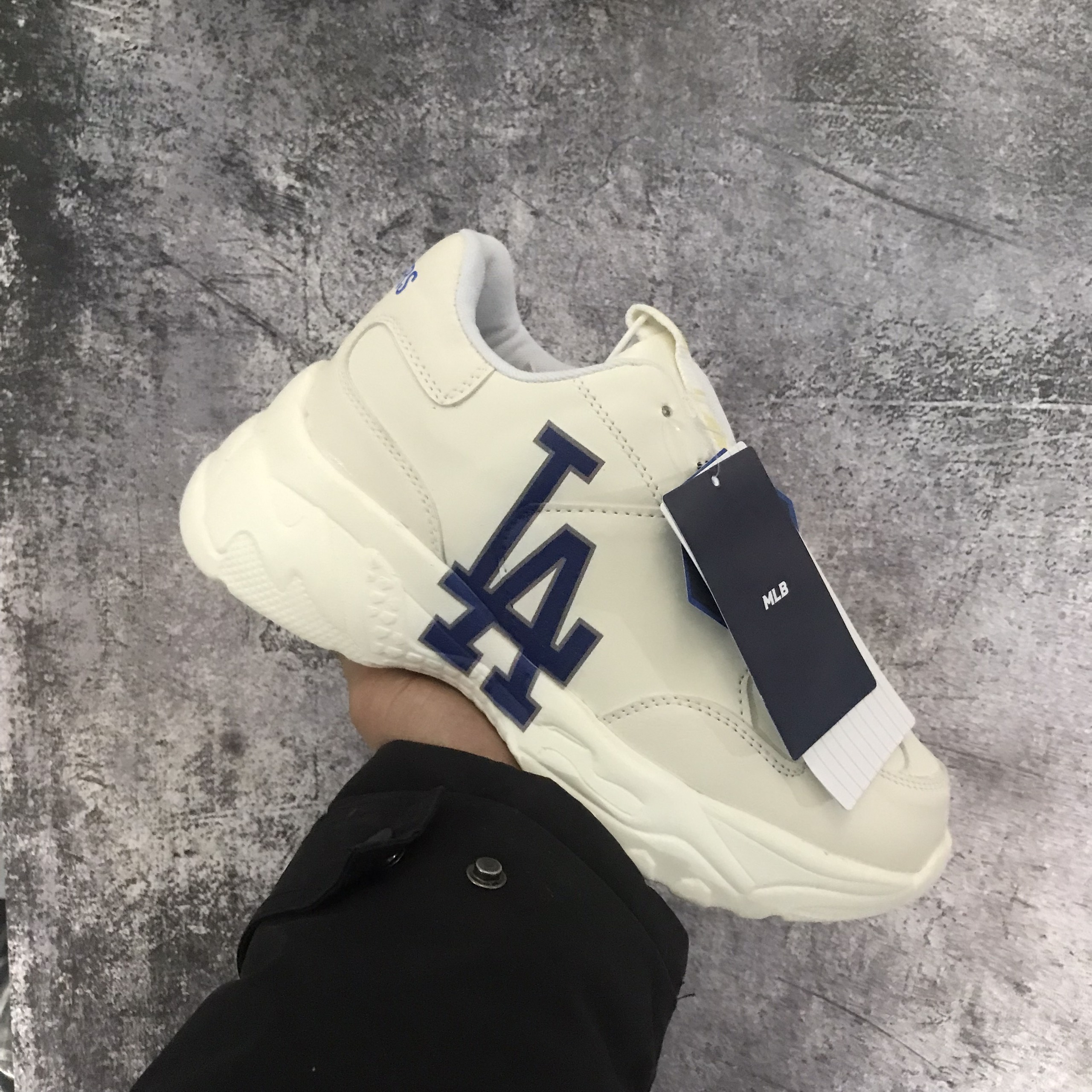 Giày MLB BOSTON NY hot trend thể thao sneaker nam nữ, Giày độn đế tăng chiều cao