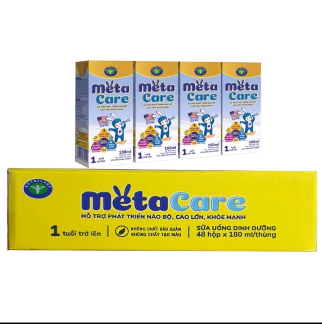 1 thùng Metacare vàng 110mlx48h pha sẵn