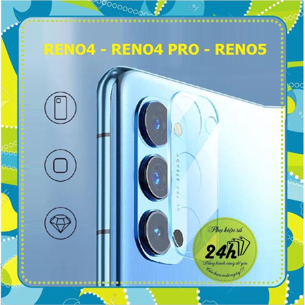 Dán cường lực nano dẻo cho camera oppo reno 4 / reno 4 pro / reno5 / reno 5 5g / reno 5 pro siêu trong, siêu bền