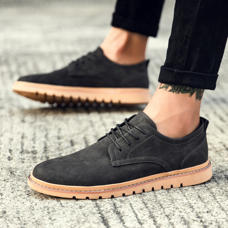 Giày Tây Da Lộn Nam Clarks - Durston Lace826