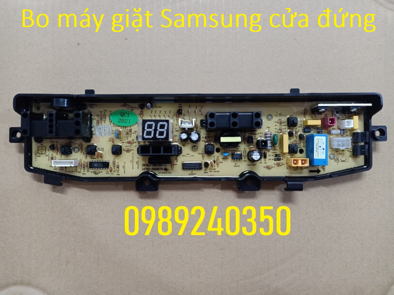 Bo mạch máy giặt samsung 7,5kg wa95g5 cửa đứng