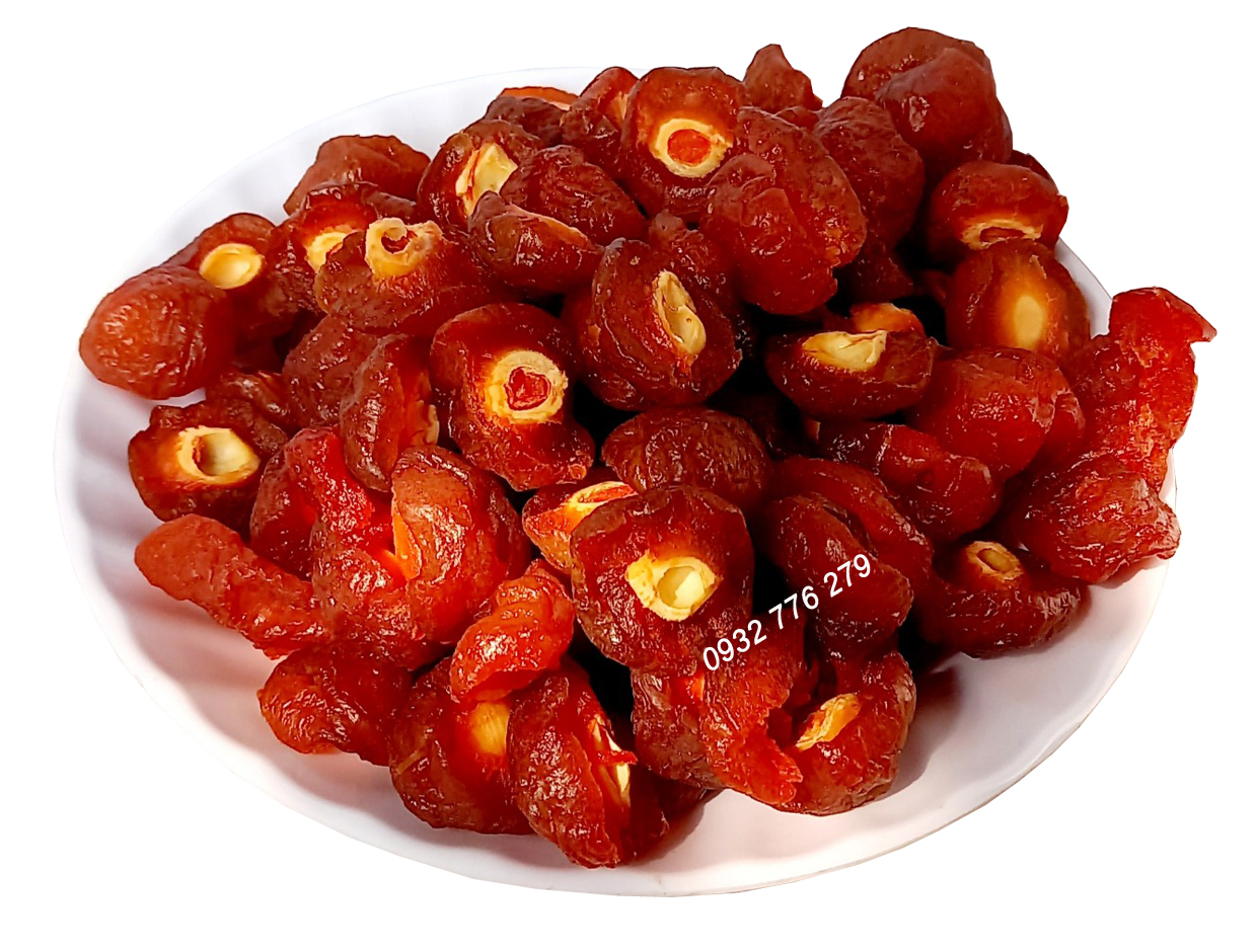 Mứt đào chẻ đà lạt dẻo thơm - ăn vặt - 500g