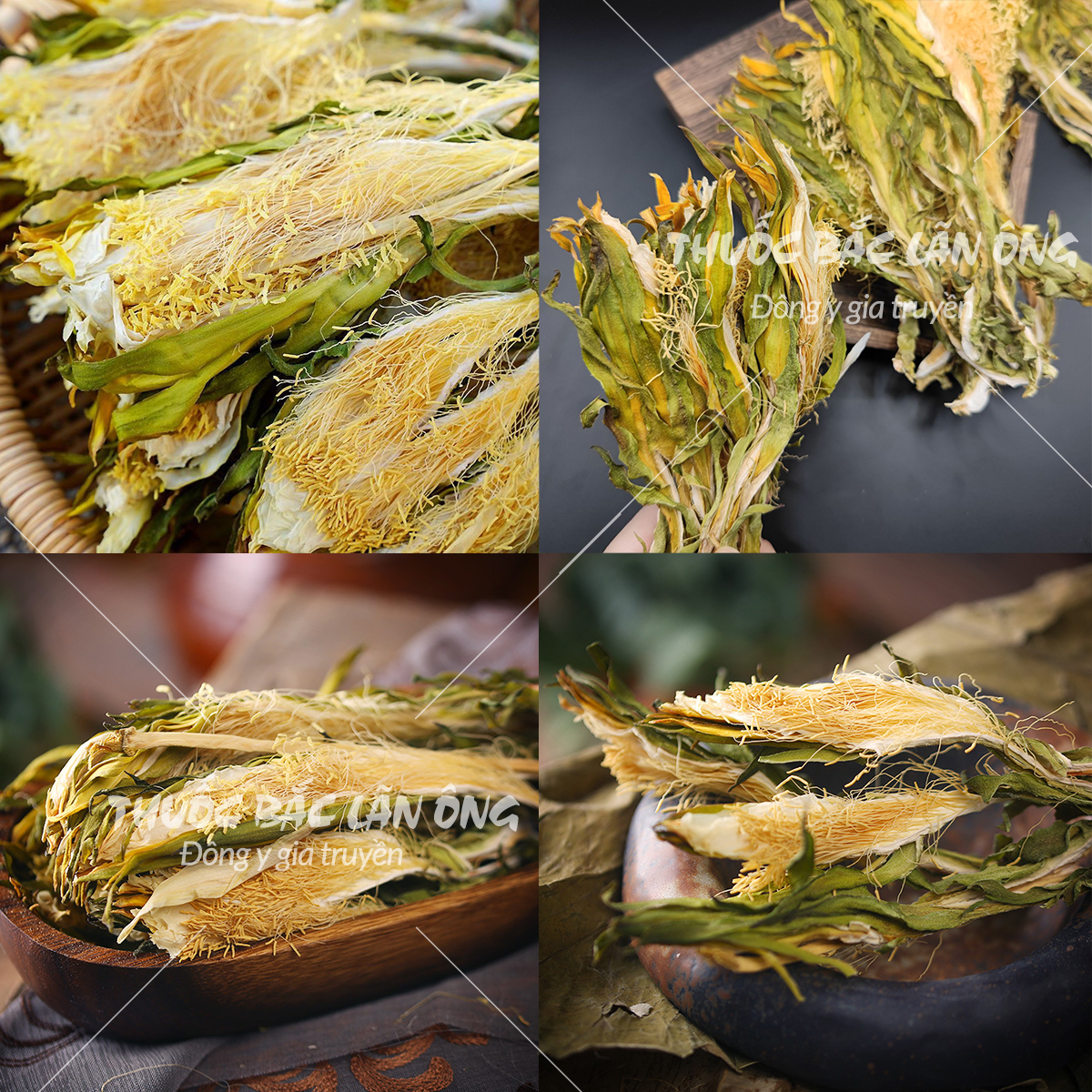 Hoa bá vương khô 500g (Hoa thanh long thanh nhiệt) - Thuốc Bắc Lãn Ông