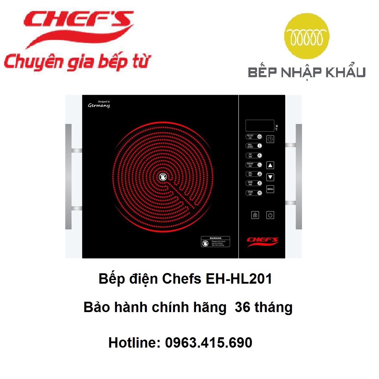 Bếp điện chefs eh-hl201