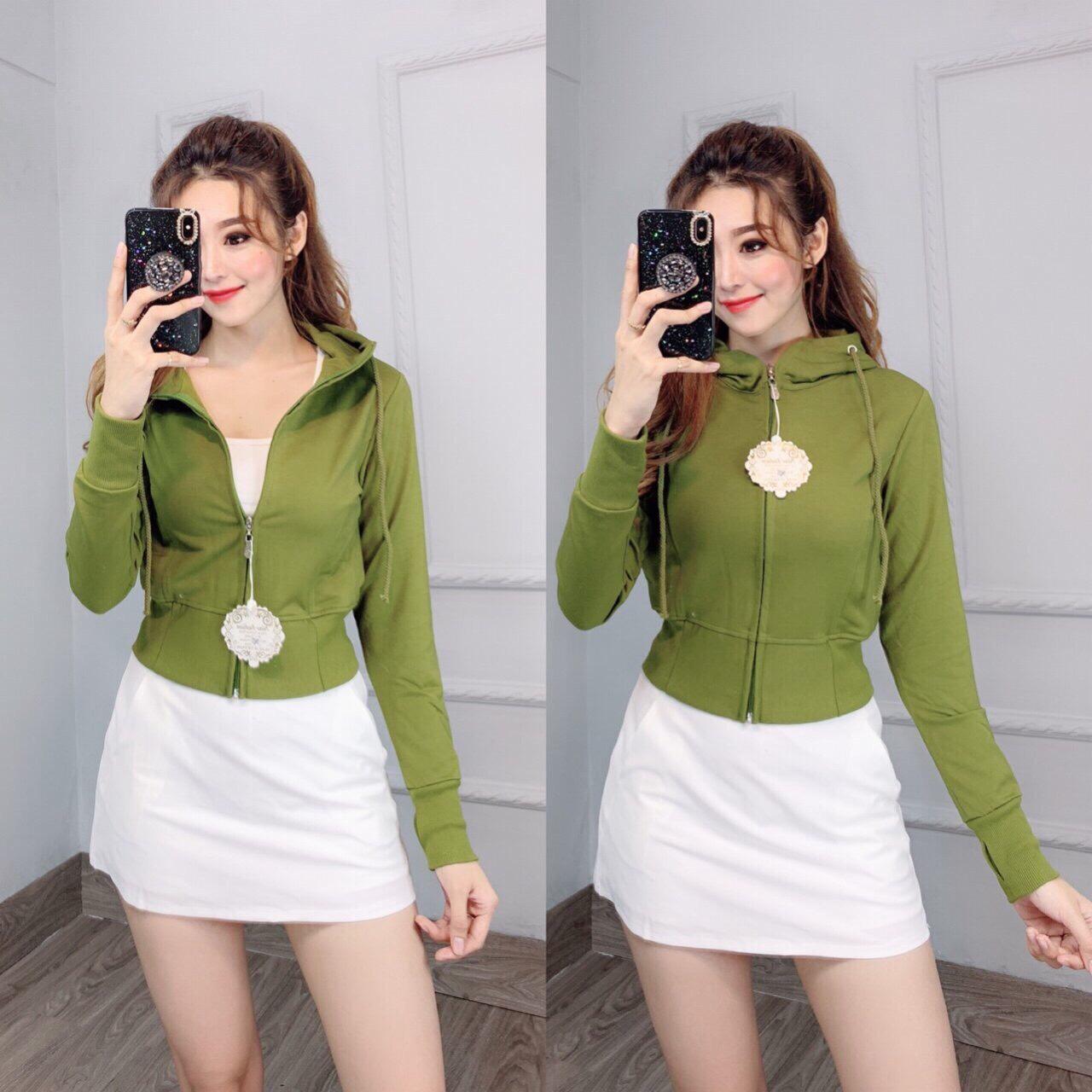 Áo khoác thun cotton from lửng cực xinh